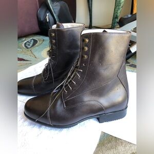 Grand Prix Italian Leather Brown Paddock Boot